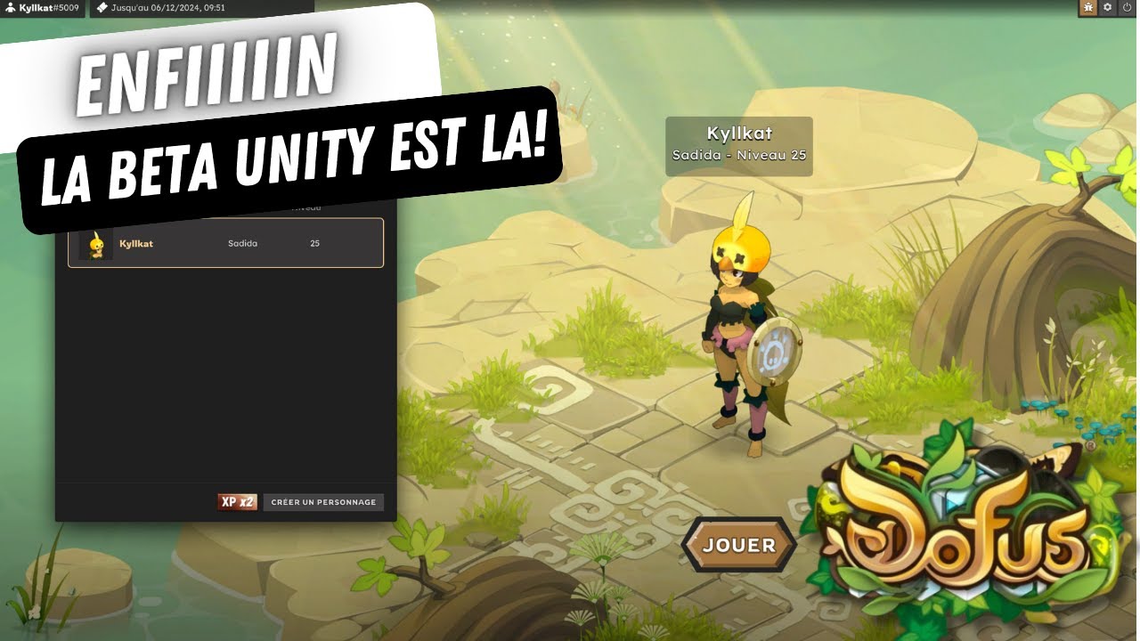[Dofus Unity] Découverte rapide de la beta, conclusion j'adore ! Et vous? Actuellement beta phase 1!