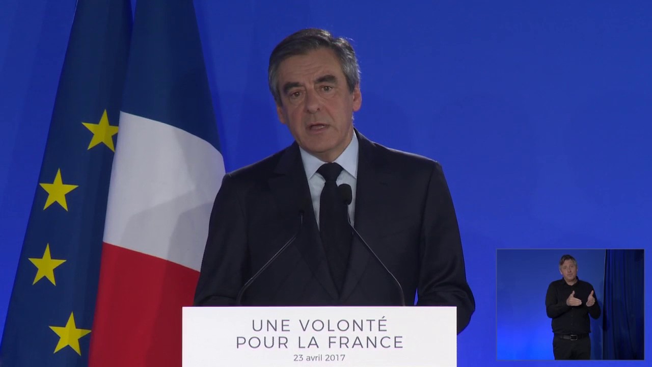 Déclaration à la suite des résultats du premier tour de l'élection présidentielle.