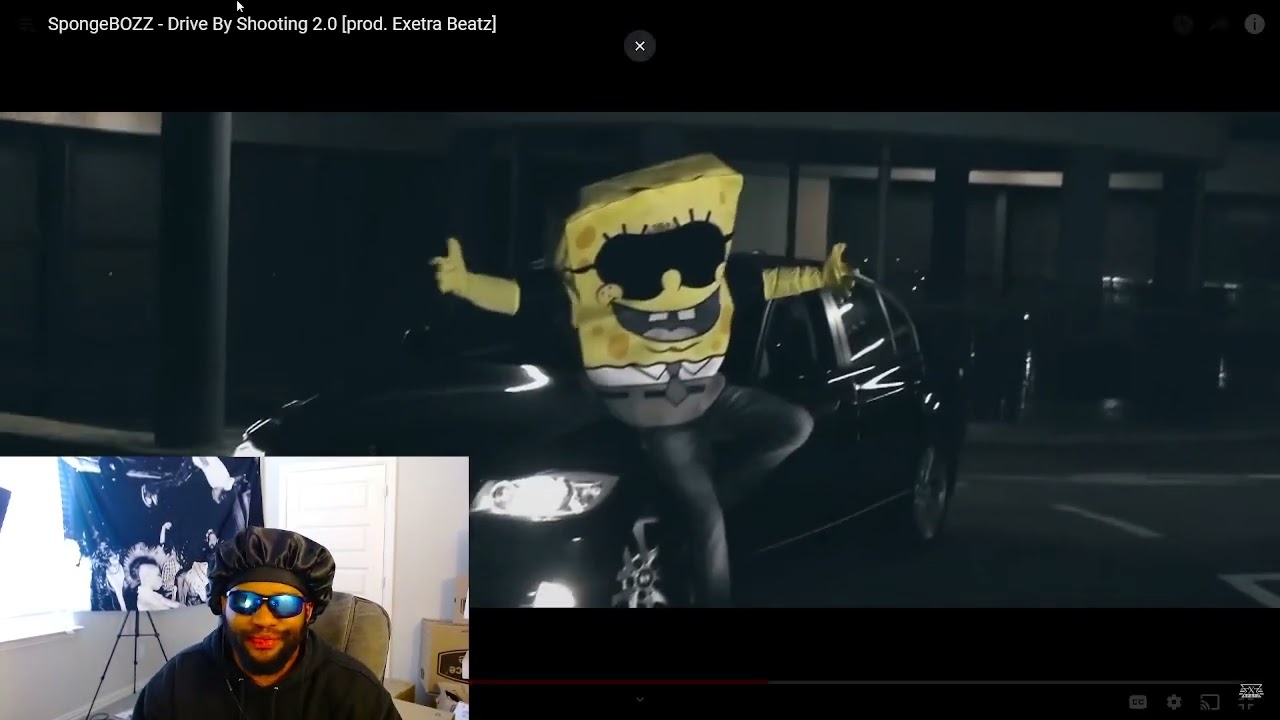 AMERICAN Reacts To GERMAN Rap Spongebozz - Drive By Shooting 2.0 [prod. Exetra Beatz]