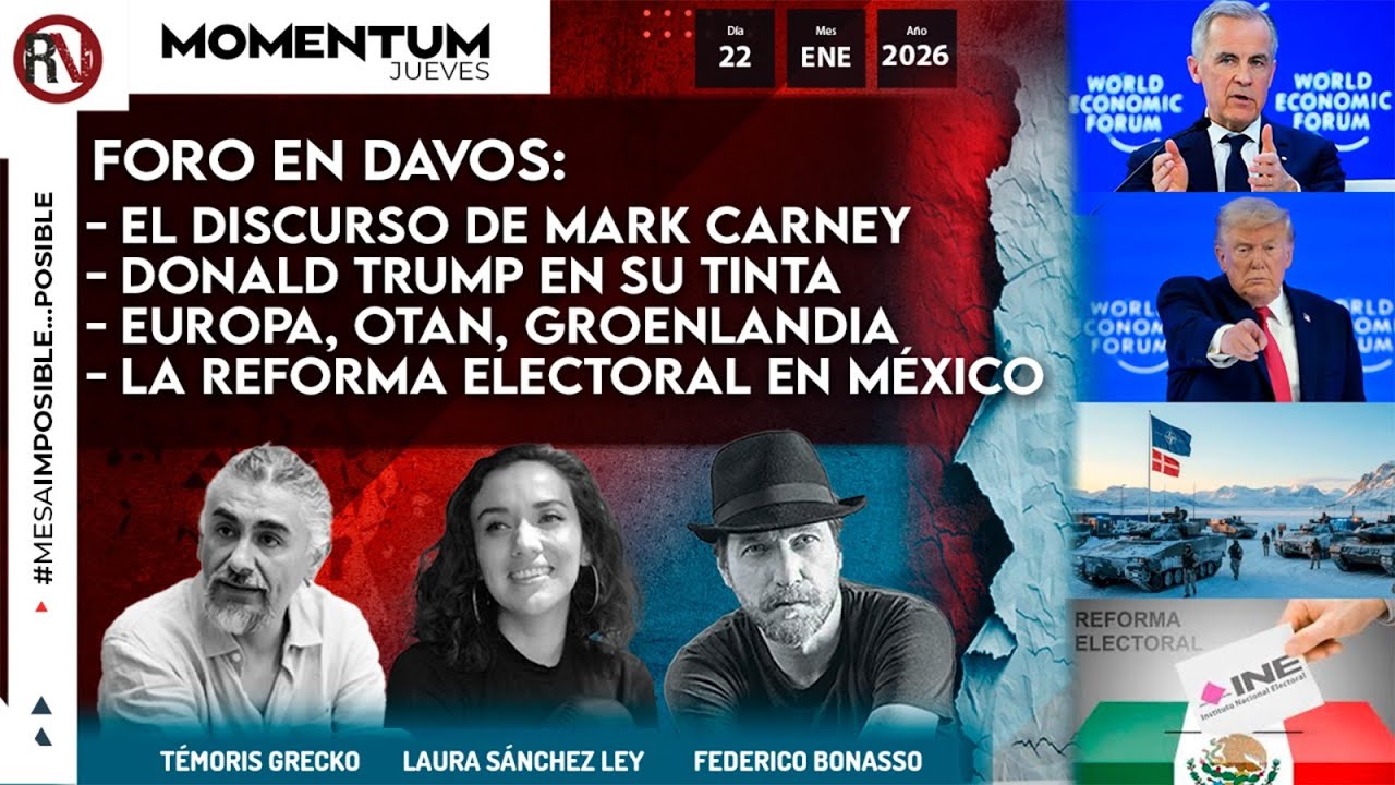 El discurso de Mark Carney | Donald Trump en su tinta | Europa, OTAN, Groenlandía | #MesaImposible