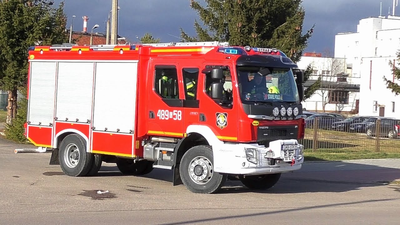 [Nowość] Wyjazd alarmowy nowego GBARt OSP Stare Pole! 489[G]58 Volvo FL280/BoCar