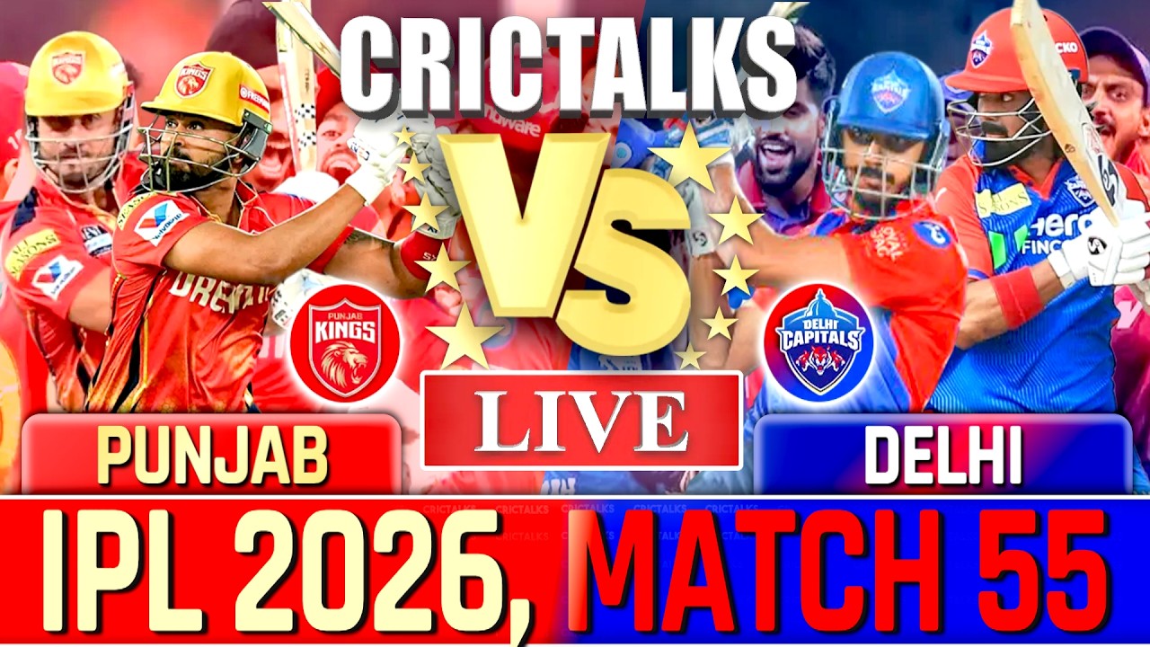 Live: PBKS v DC, IPL Match IPL 2026, Cricket Live Match Today Scores & Commentary, Last 8 Overs
