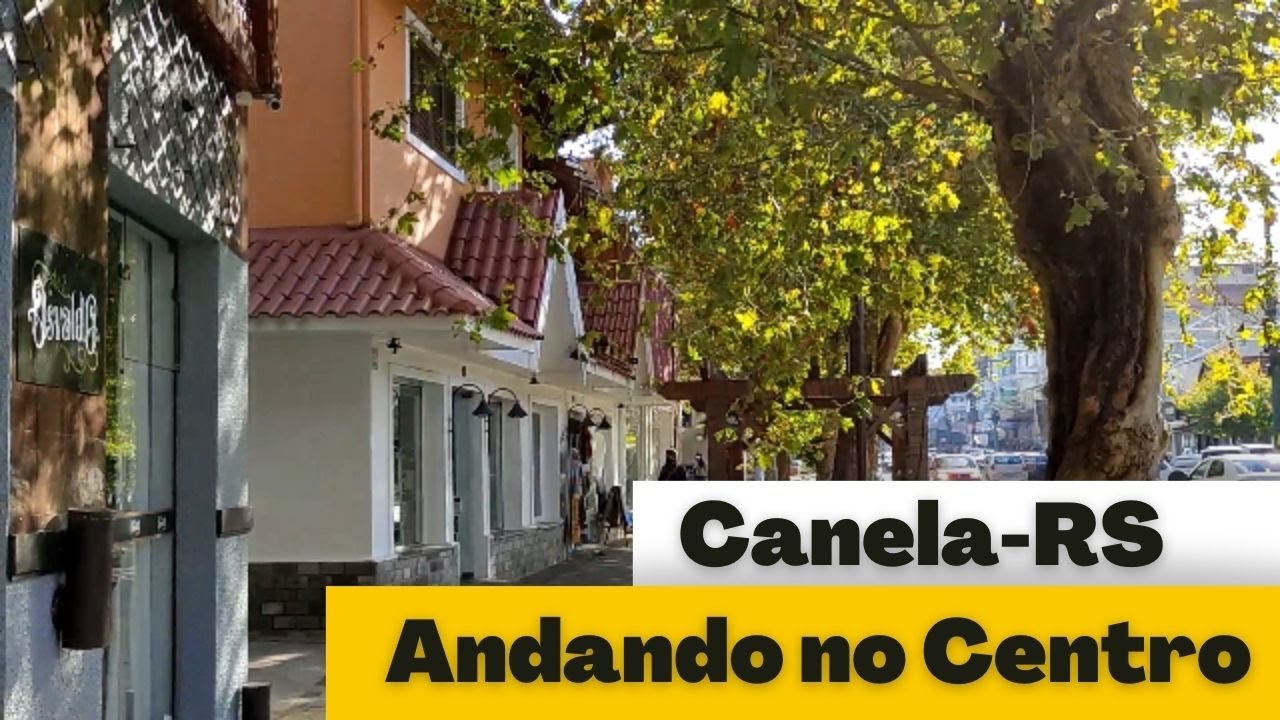 Andando no Centro de Canela-RS | 15/05/2021