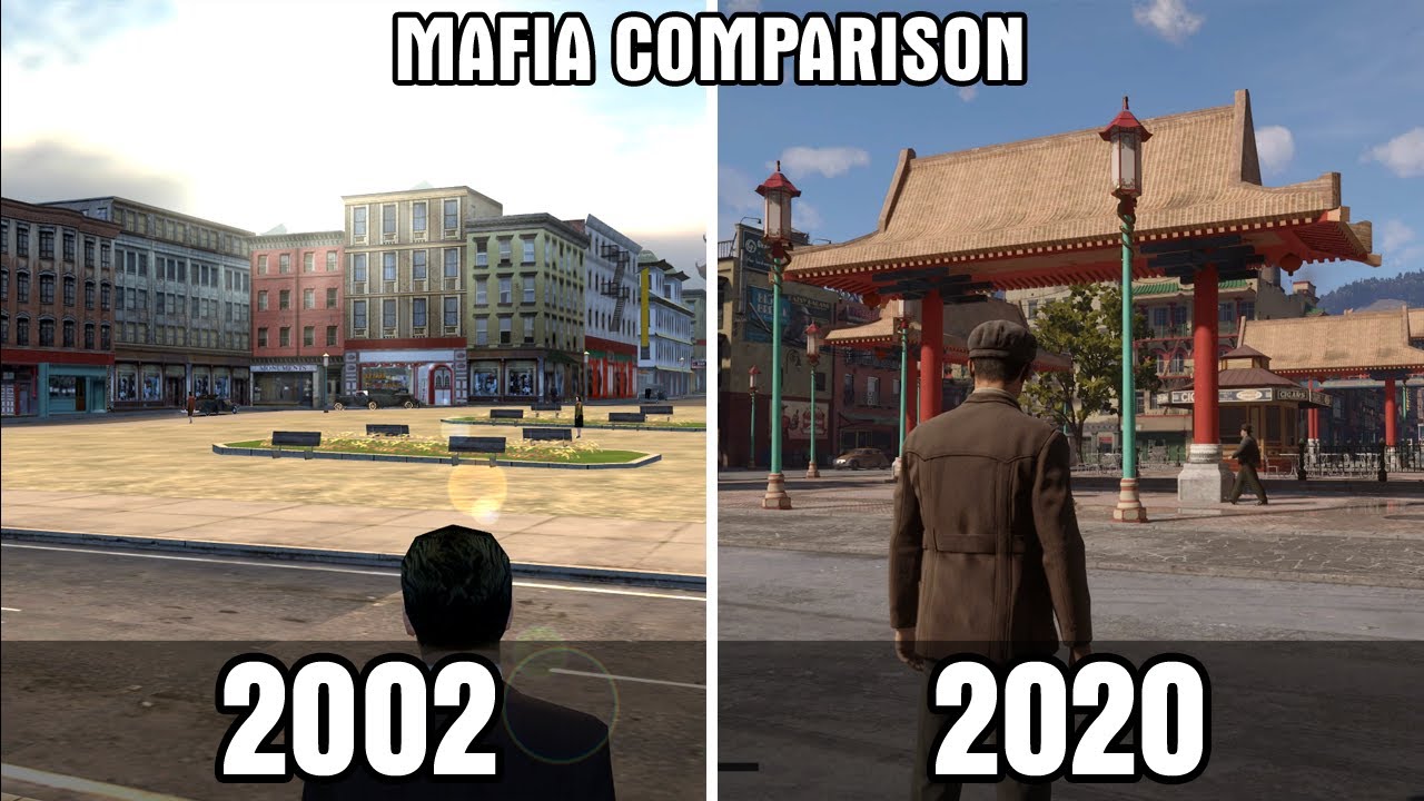Mafia vs. Mafia Definitive Edition: Lost Heaven Comparison (The City) FULL GFX