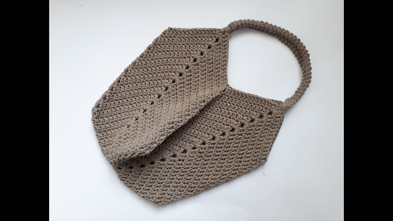 Torba TULIPAN. Szydełkowa torba. Jak zrobić. / Bag. Crochet bag. How to make.