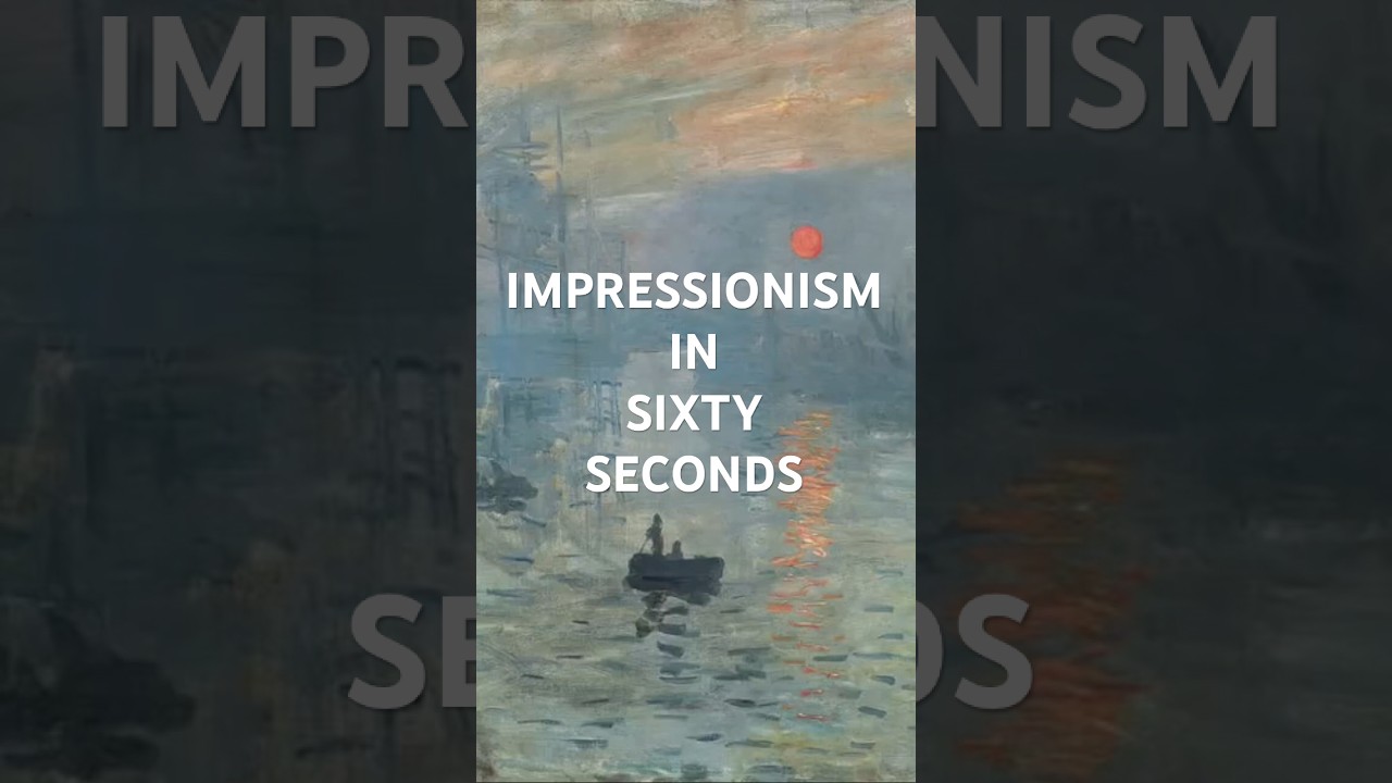 Impressionists in 60-seconds #shorts
