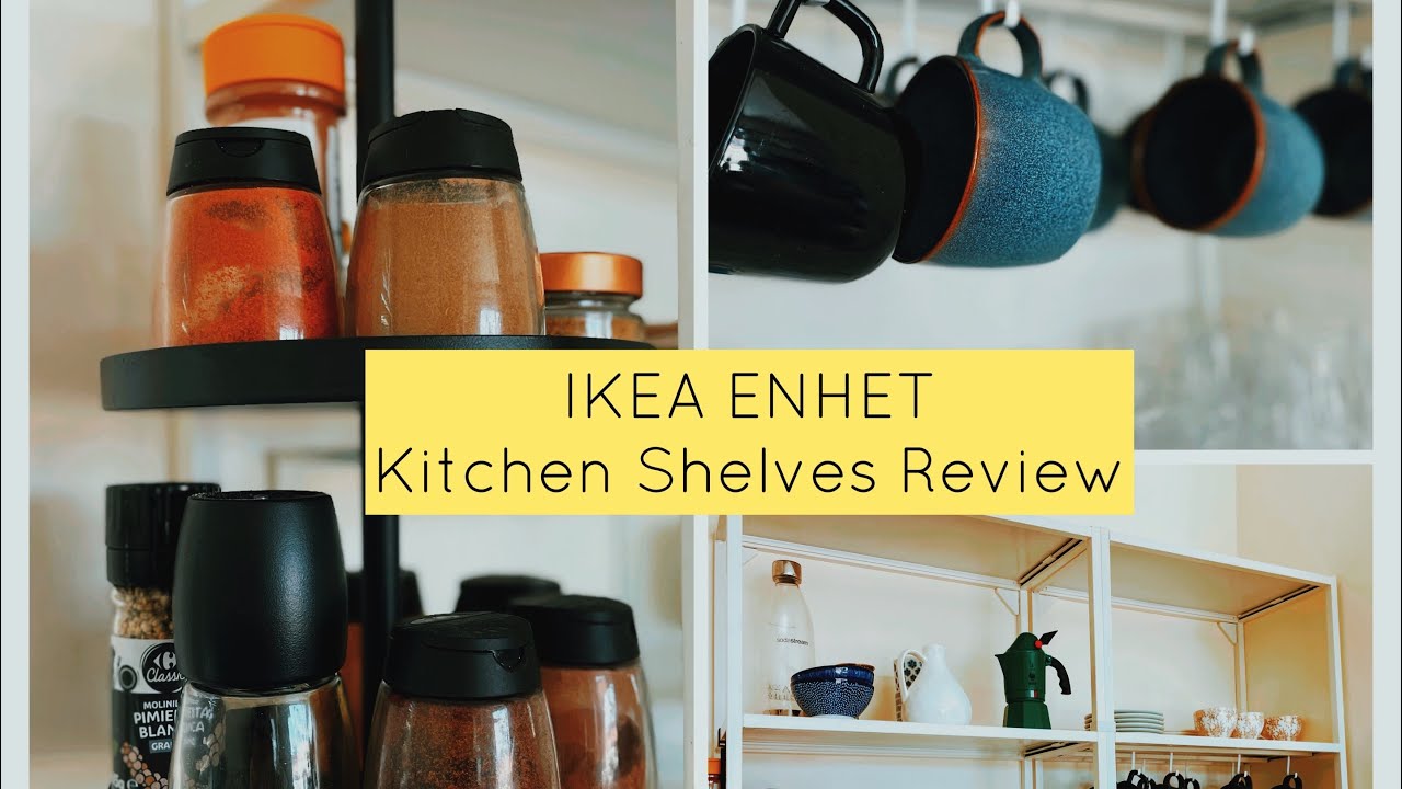 IKEA ENHET Kitchen Shelves Review - Minimalist & Modular Kitchen