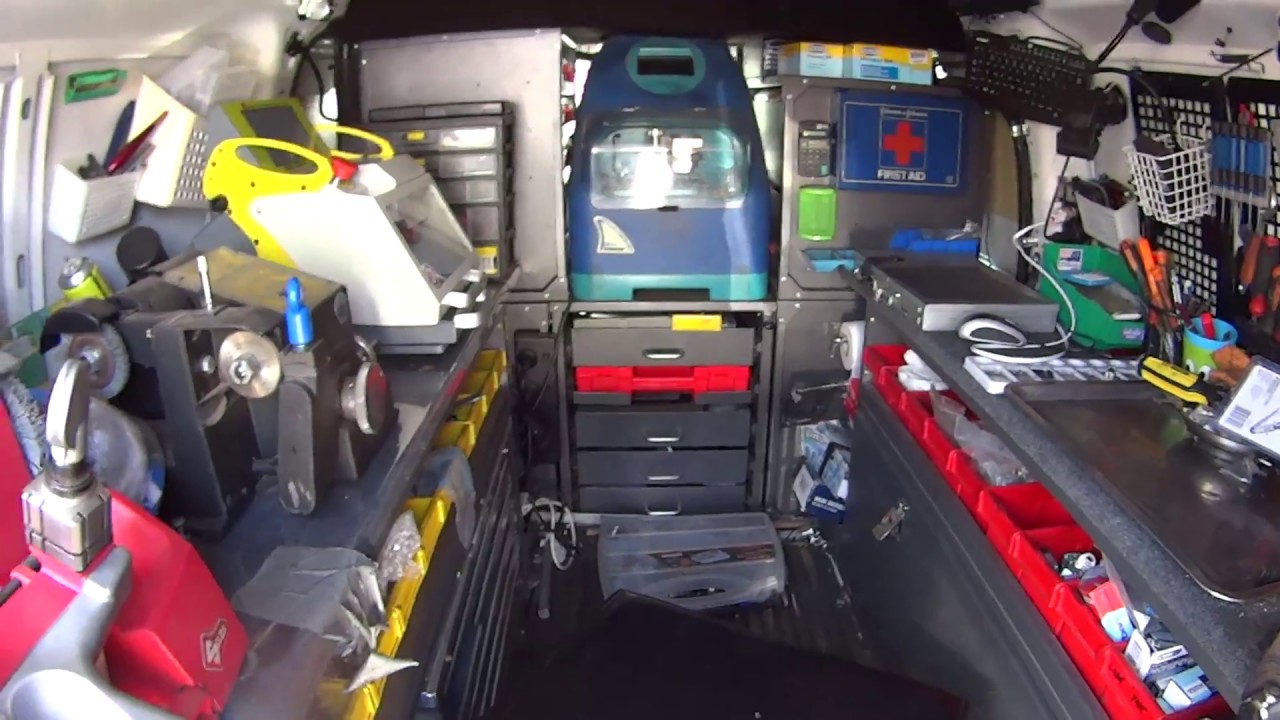 Locksmith Van Example 1 - VW Caddy Setup