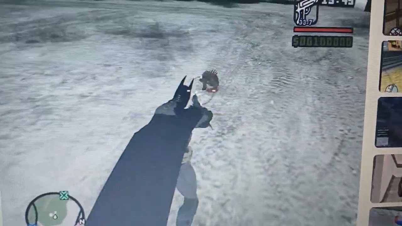 gta san andreas angry batman and evil hedgehog
