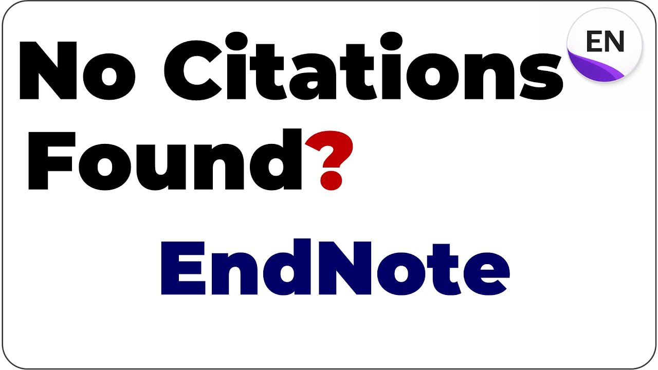 Ссылки не найдены? Добавьте ссылки вручную в EndNote.
