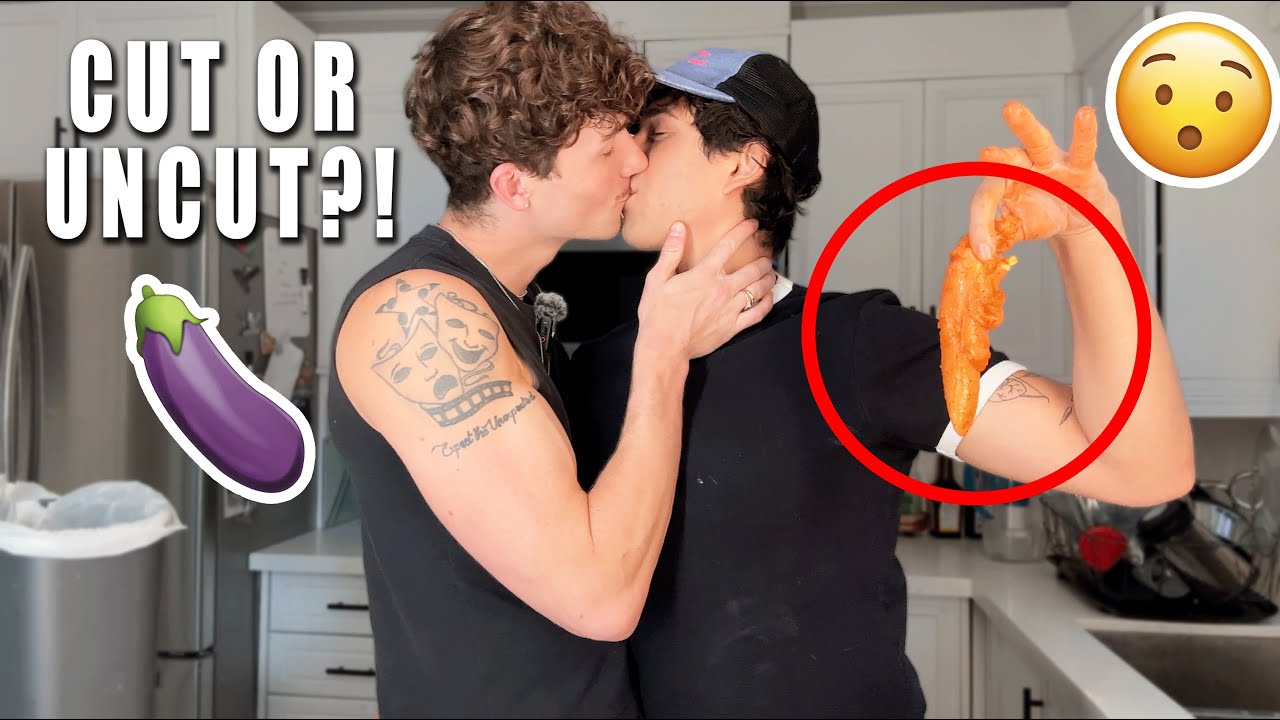 CUT or UNCUT?! Boyfriend's get Dirty in Kitchen *BL Cooking Date Vlog*