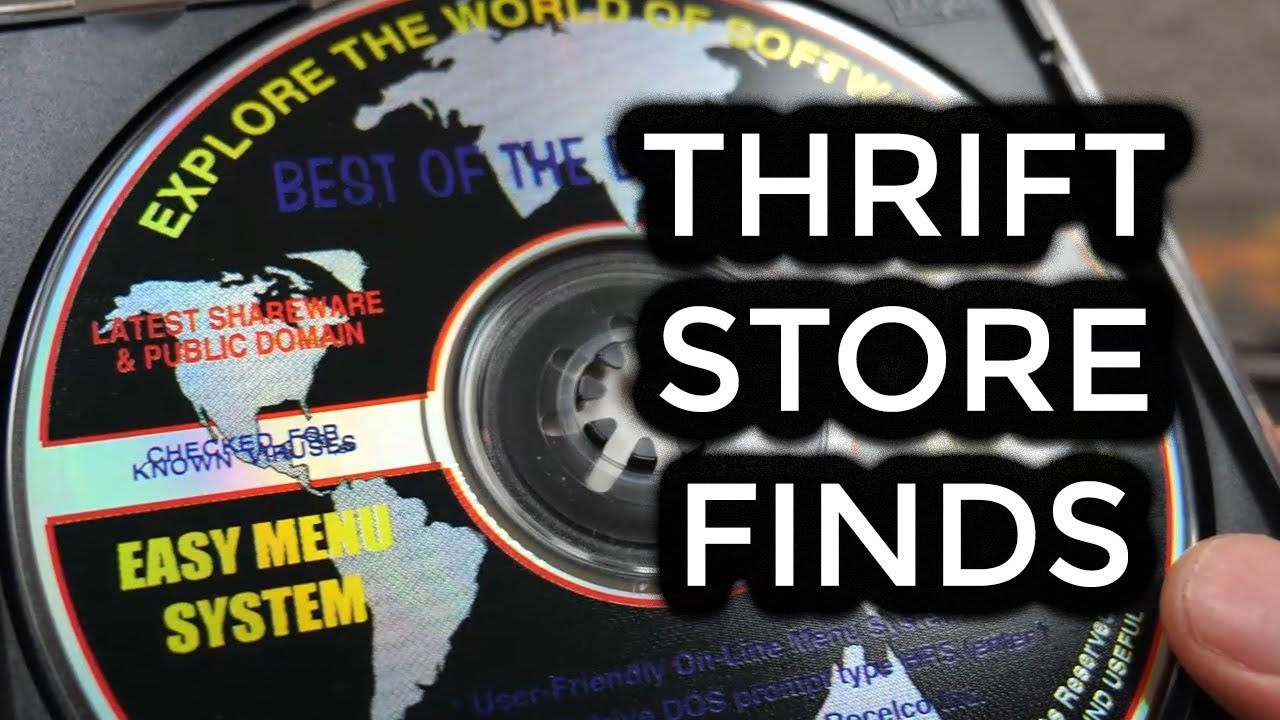 Some Random Shareware CD & More Microsoft Software! &ndash; Thrift Store Finds