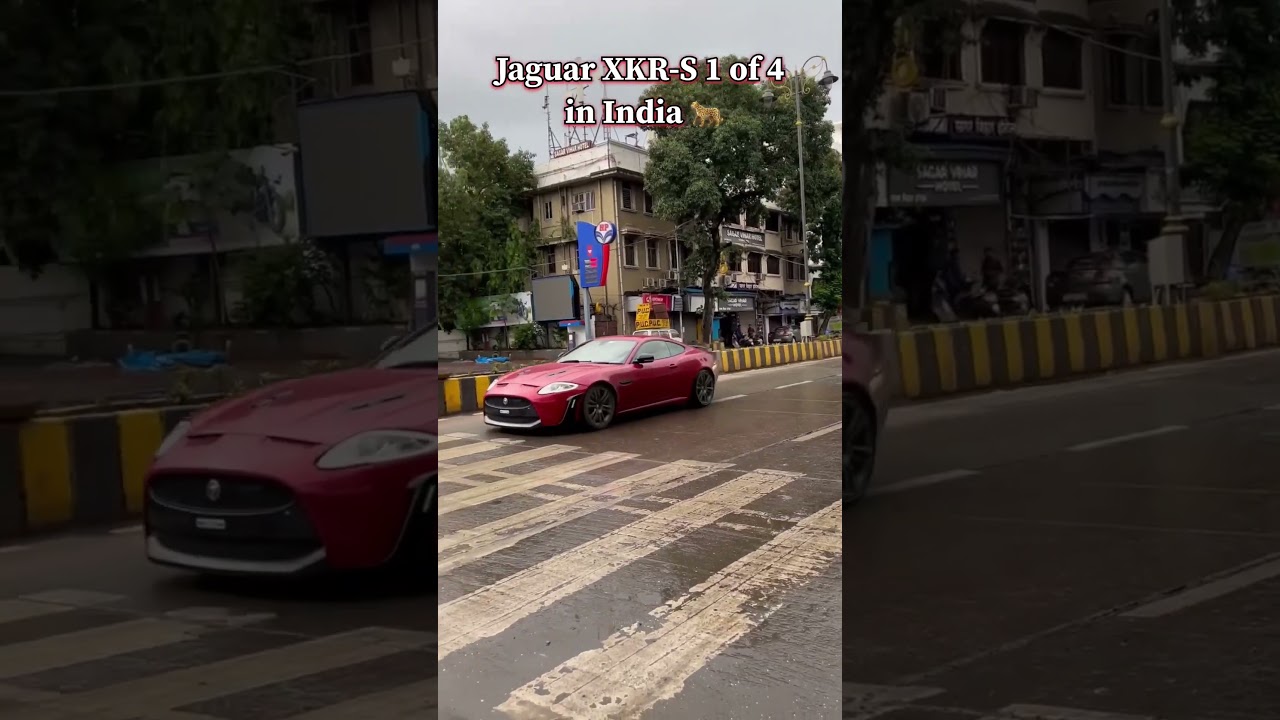 Jaguar XKR-S Previously Owned by Shahid Kapoor 1/4 in India 🐆 💙 #Jaguar #XKRS #ShahidKapoor #Viral