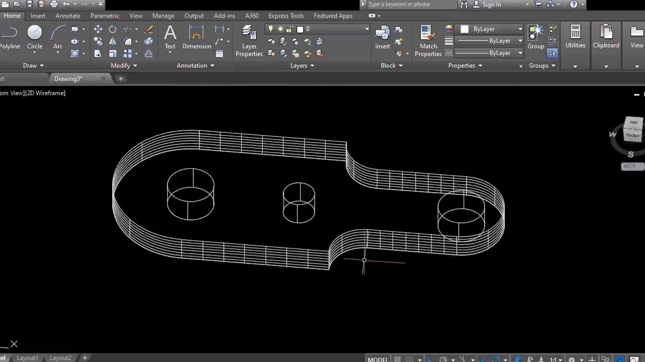AutoCAD 3D (frist time practice)