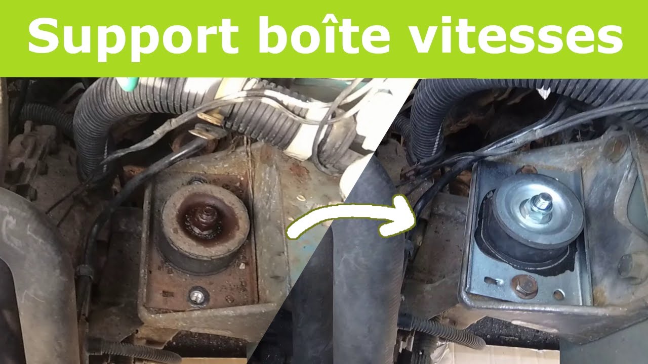 Changer un support moteur c&ocirc;t&eacute; bo&icirc;te de vitesses (Renault Master 2)