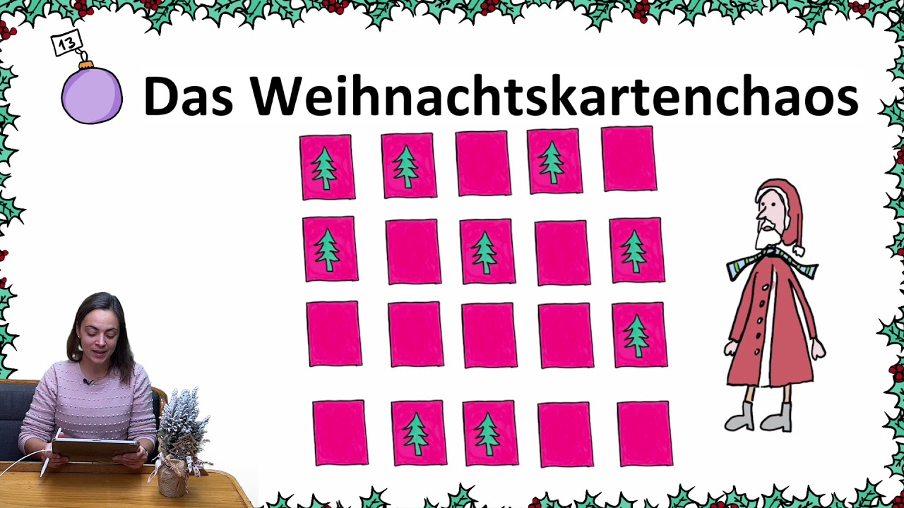 Tag #13 | Rätsel-Adventskalender | Das Weihnachtskartenchaos