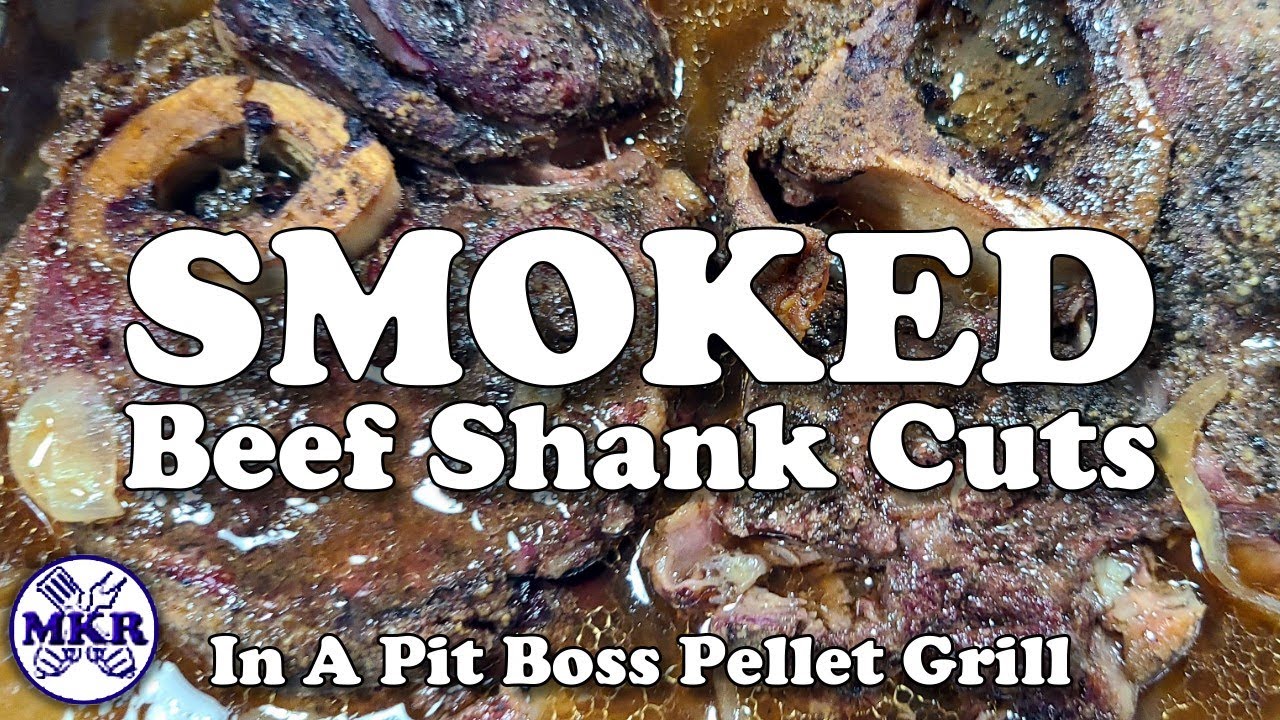 Копчёные говяжьи голяшки на гриле Pit Boss Tailgater Pellet Grill