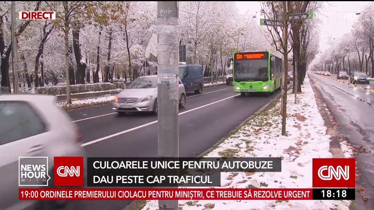Culoarele unice pentru autobuze dau peste cap traficul din București