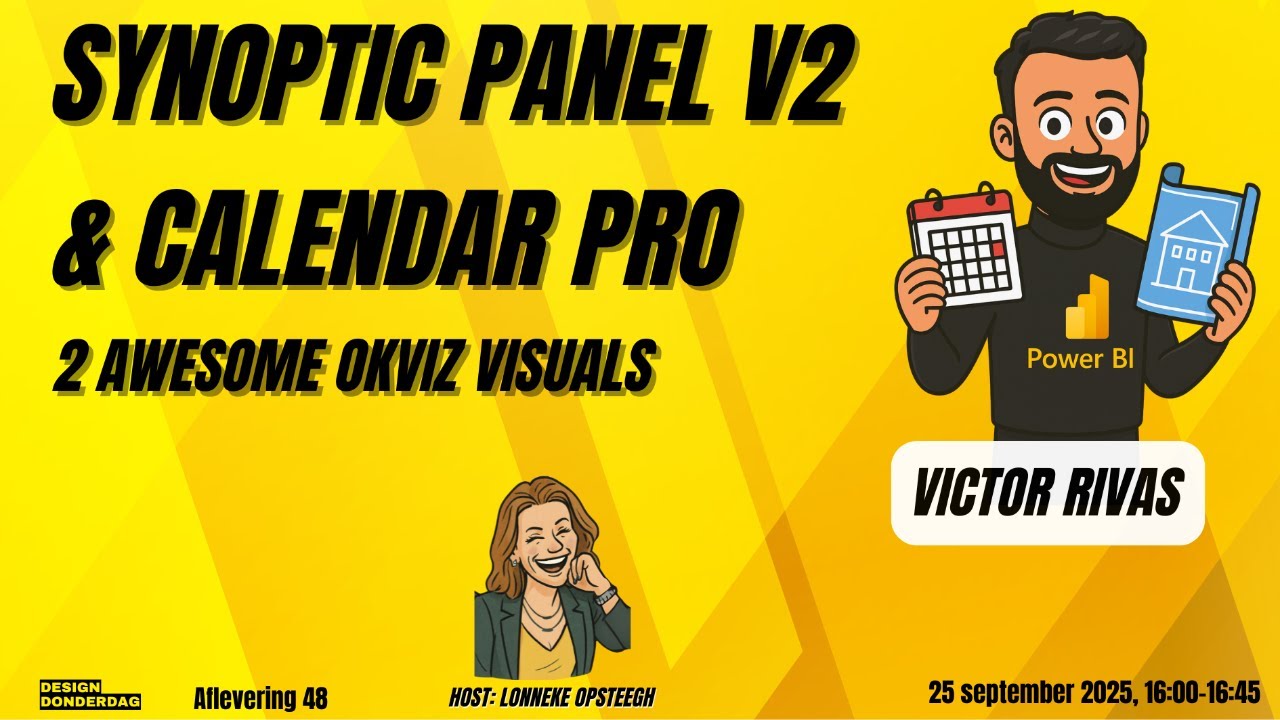 OKViz: Synoptic panel v2 & calendar pro | DD48