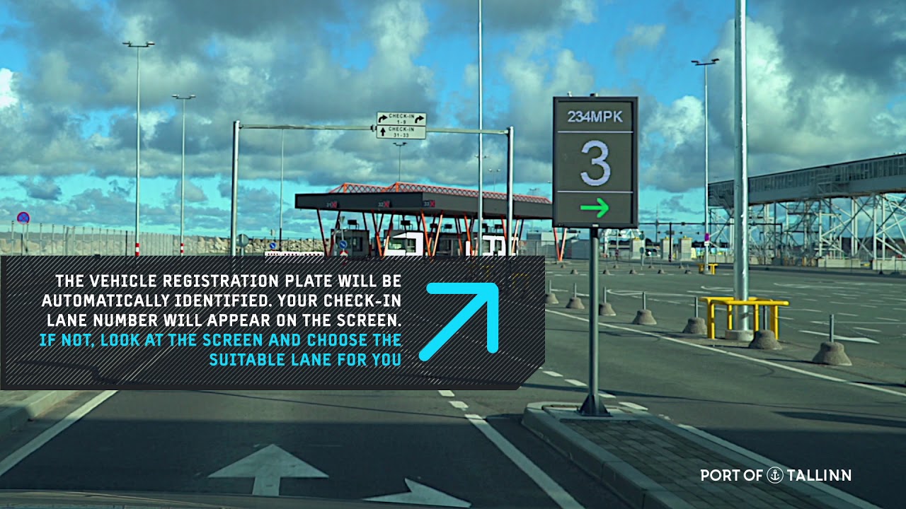 Video Guide: How to drive your car on to a vessel in Tallinn's Old City Harbour Terminal A