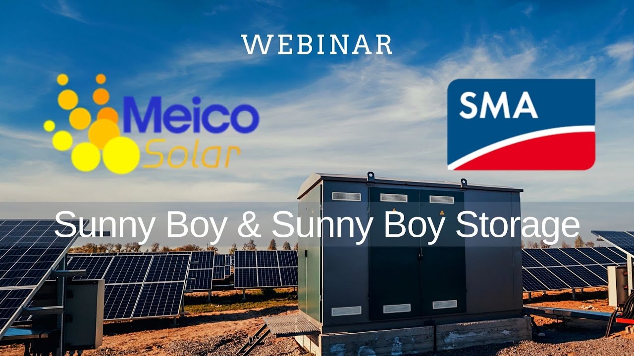 Webinar SMA - Sunny Boy & Sunny boy Storage