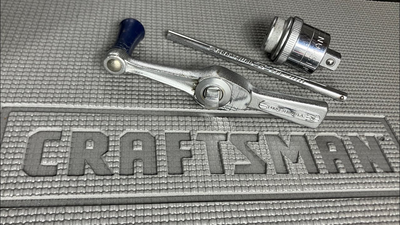 Vintage Craftsman Oddities: Speed Spinner Ratchet, Breaker Bar Cross Bar & Ratcheting Adapter