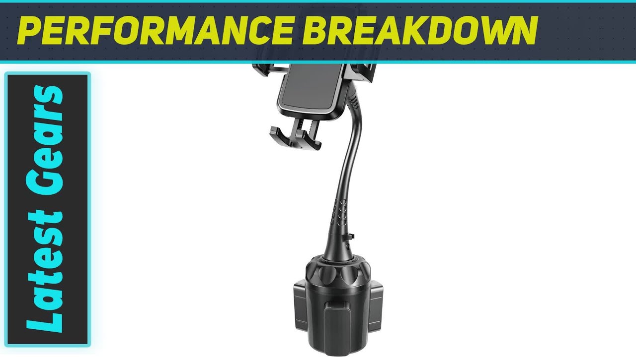 TOPGO Cup Holder Phone Mount Review - Upgraded Adjustable Gooseneck & Stable Design!