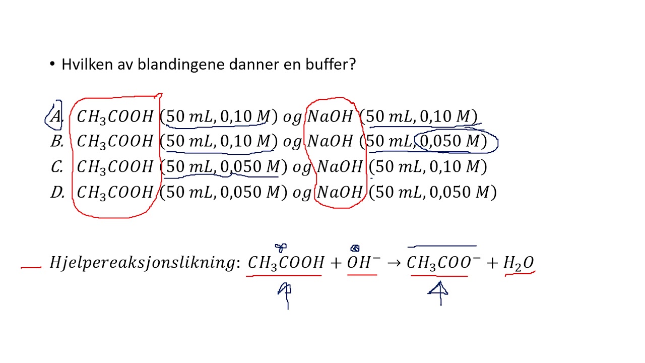Kjemi 2 - Buffere, syrer og baser