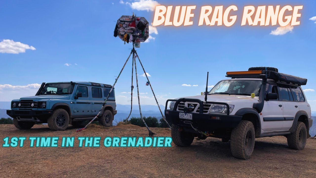 Гренадер принимает участие в гонке Blue Rag Range Track