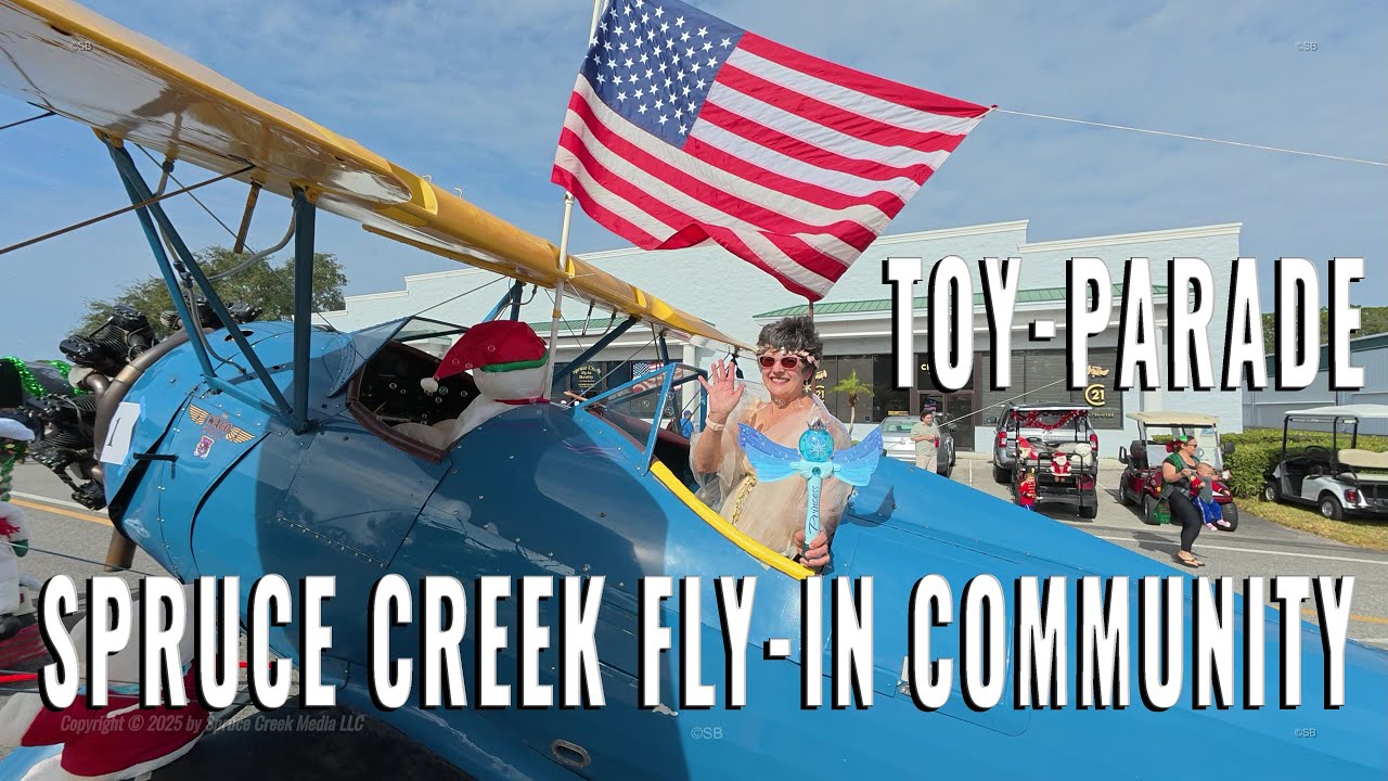 Парад игрушек в Spruce Creek Fly-In Community во Флориде | Полное видео в формате 4K
