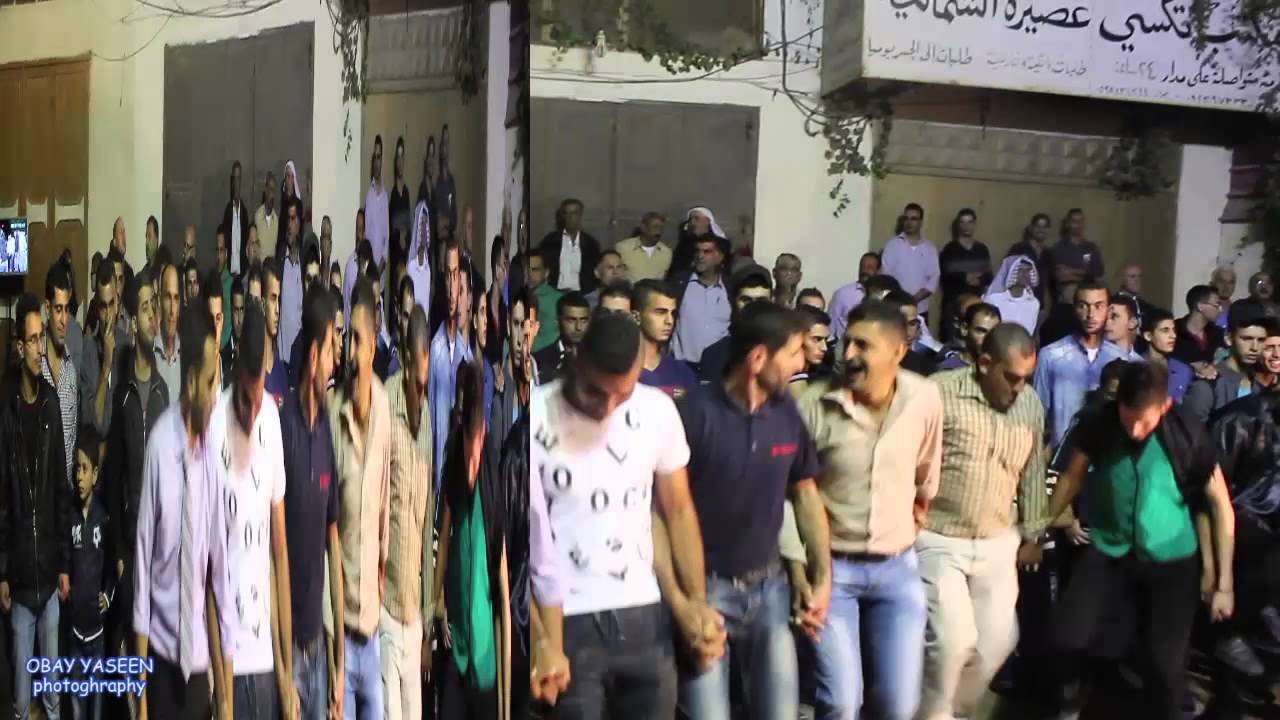 الفنان مفيد الحنتولي وجانب من سهرة العريس أبو سنونو رواجبه - عصيرة الشمالية