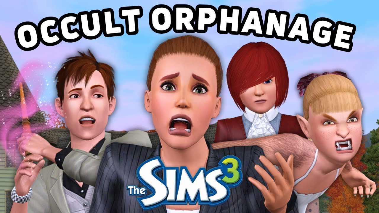 Running an orphanage for occult sims in The Sims 3