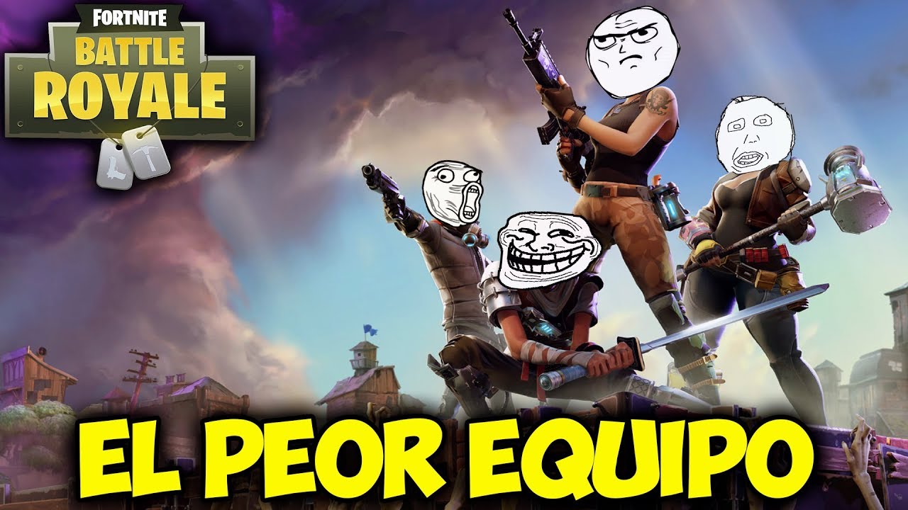 EL PEOR EQUIPO DE TODOS! MOMENTOS DIVERTIDOS (Funny Moments) | FORTNITE Battle Royale - PACO TORREAR