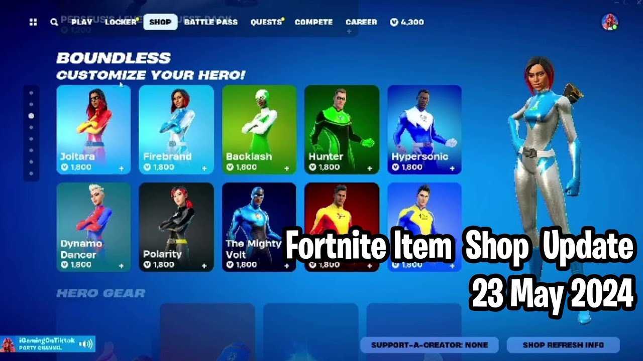 🔥 Fortnite Item Shop Update: May 23, 2024! Brite Bomber, Super Hero, Sparkplug, and More! 💎