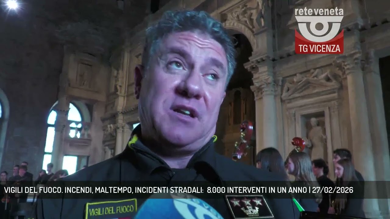 VIGILI DEL FUOCO. INCENDI, MALTEMPO, INCIDENTI STRADALI:  8.000 INTERVENTI IN UN ANNO | 27/02/2026