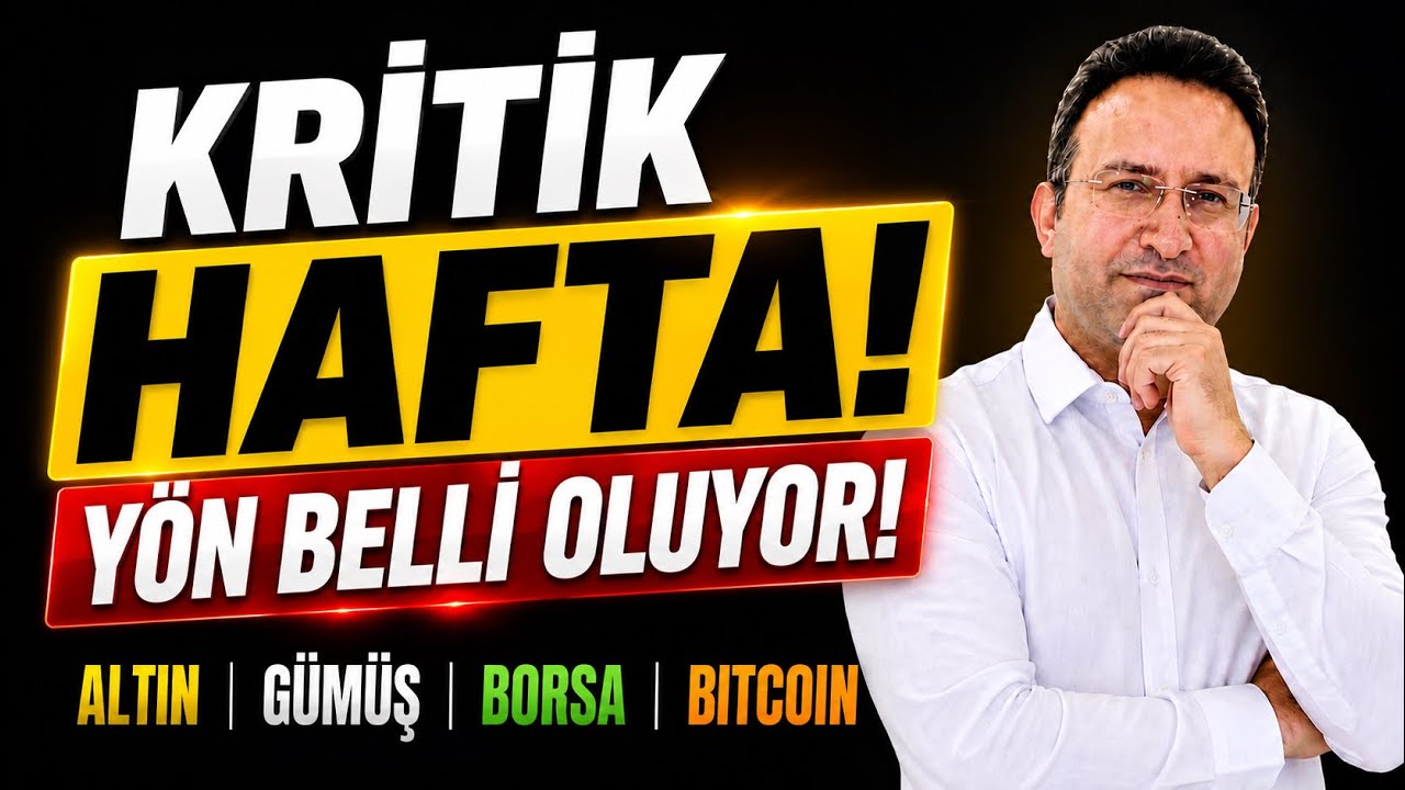 KRİTİK HAFTA Y&Ouml;N BELLİ OLUYOR!!!ALTIN G&Uuml;M&Uuml;Ş BORSA BİTCOİN DE SON OYUNLAR!!!#altın #g&uuml;m&uuml;ş #borsa