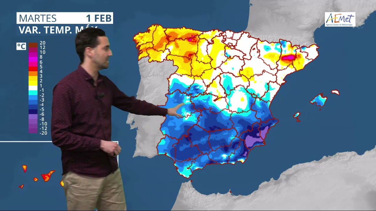 El tiempo de AEMET 01-02-2022