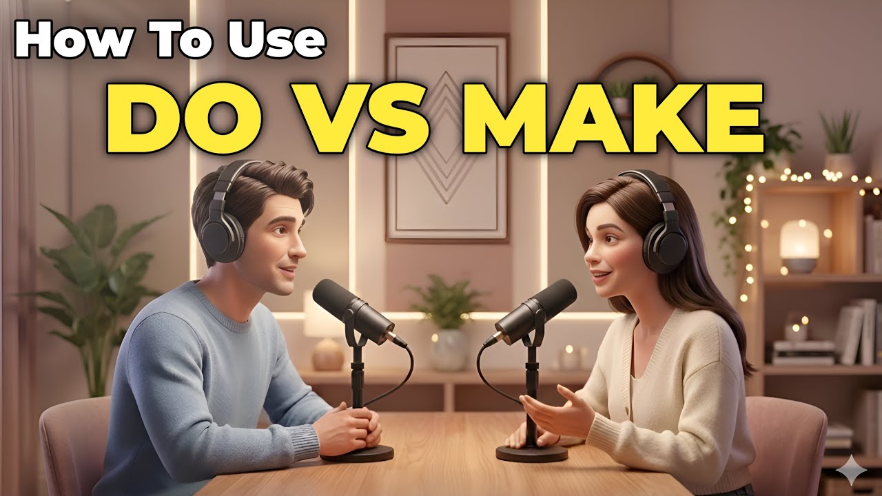 Learn English with Real Conversations Podcast | How to Use “DO” vs “MAKE”