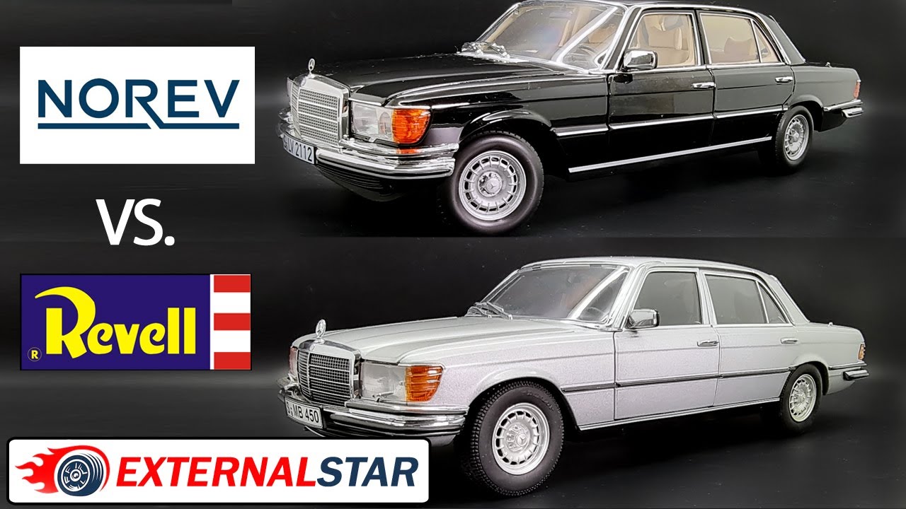 Norev vs. Revell: Mercedes-Benz 450 SEL 
