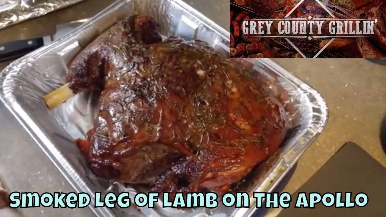 Smoked Lamb on Napoleon Apollo