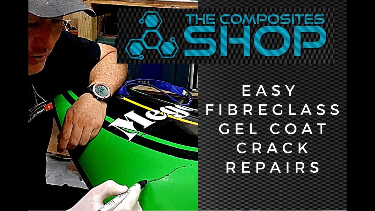 Easy Fibreglass Gel Coat Crack Repairs - The Composites Shop