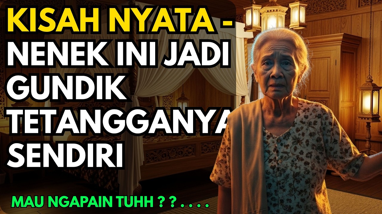 KISAH NYATA - NENEK INI JADI GUNDIK TETANGGANYA SENDIRI