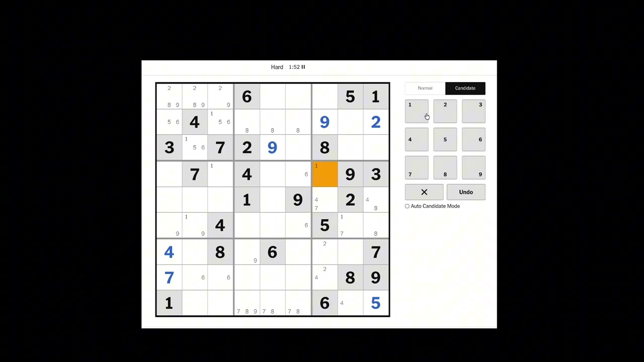 The New York Times Hard Sudoku - February 14th 2026 (Solution/Walkthrough)