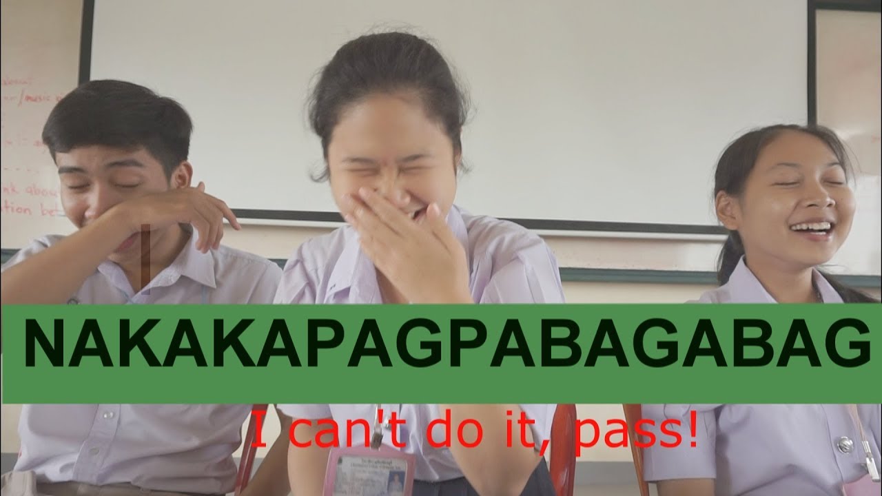 Speak TAGALOG CHALLENGE with Thai Students | Thai Speaking Tagalog