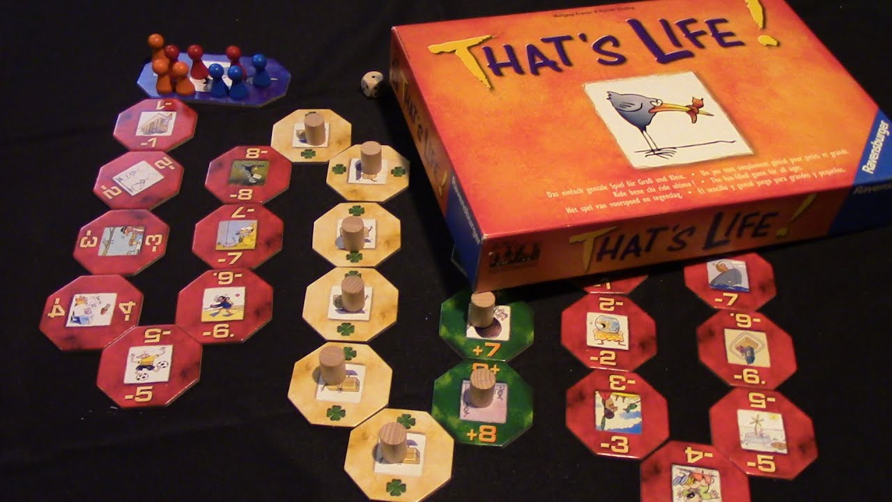 Jeremy Reviews It... - Thats Life! Board Game Review