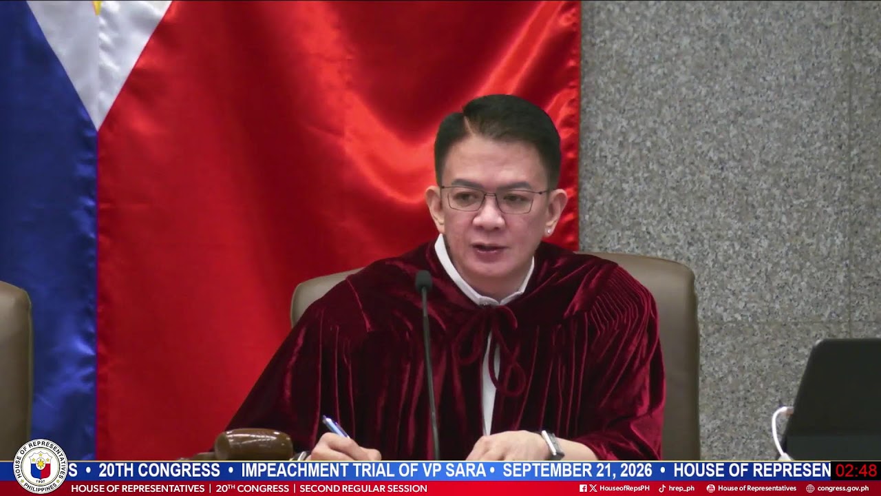 IMPEACHMENT TRIAL OF VP SARA DUTERTE (DAY 27)