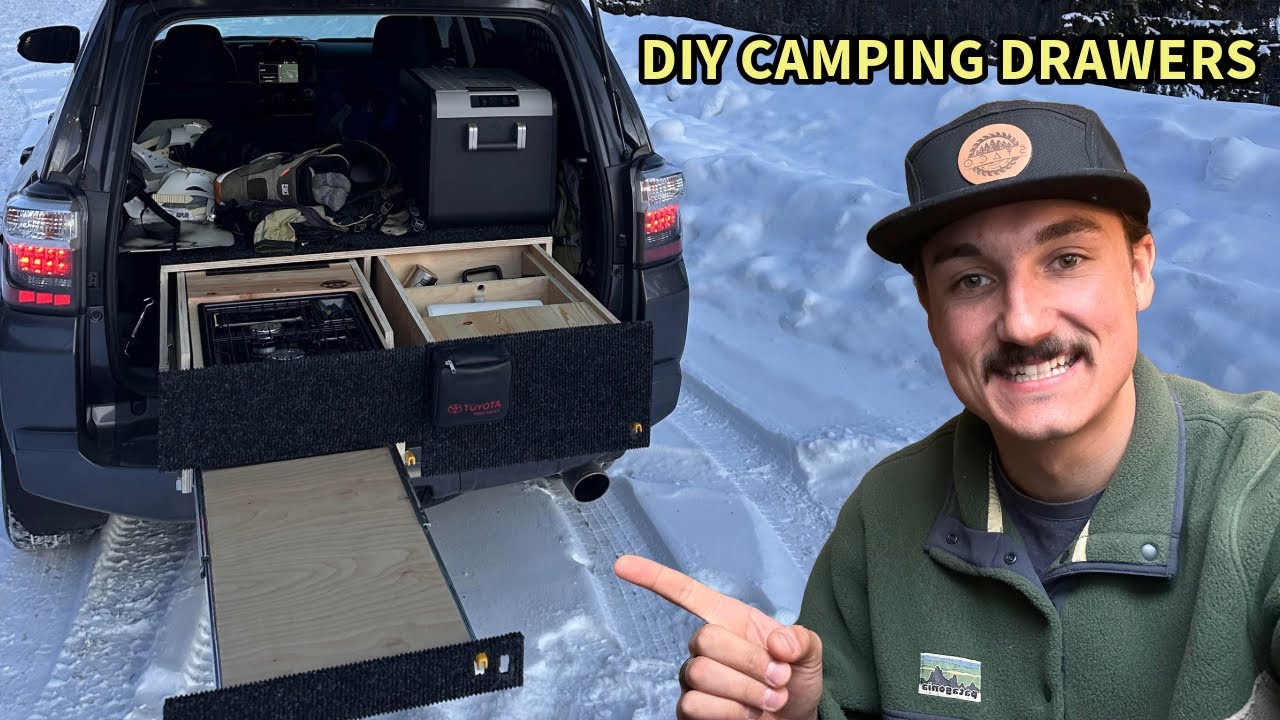 DIY Camper Kitchen/Drawers in a Toyota 4Runner