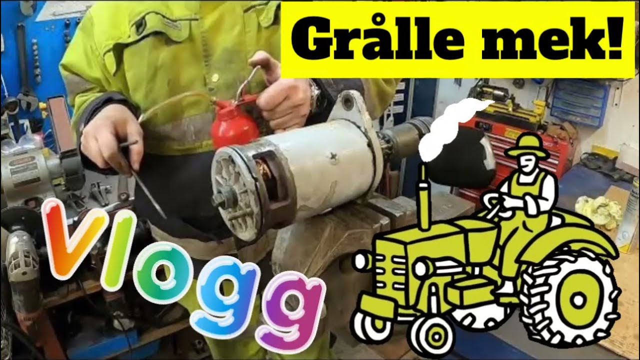 Startmotor på grållen och traderavinst, Blandvlog!