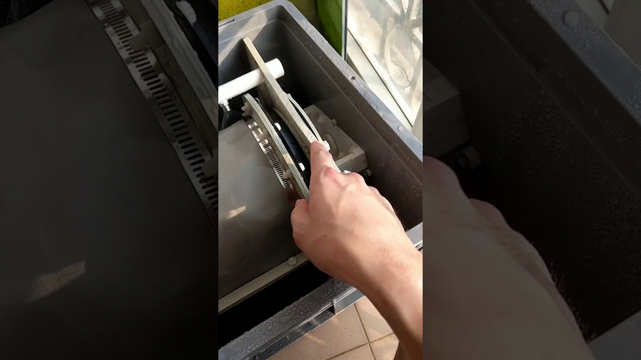自制比较完美的转鼓微滤机  鱼便分离