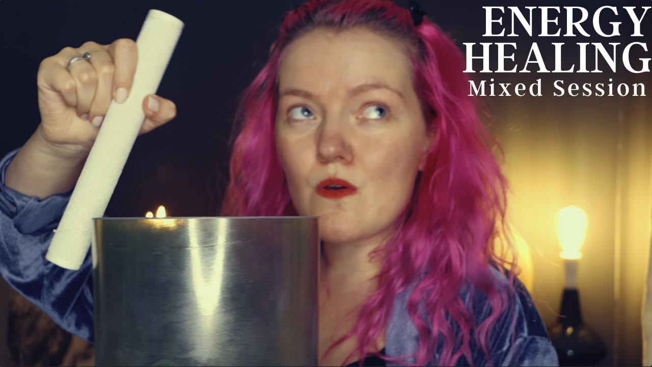 [ASMR] A Light Healing Session | Alchemy bowl, Singing, Pulling, Reiki (little talking)